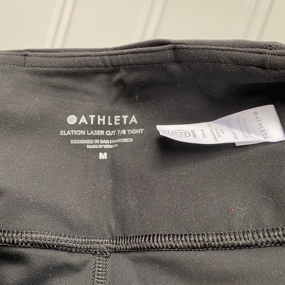 Athleta Elation Laser Cut 7/8 Tight in Powervita - Picture 6 of 8